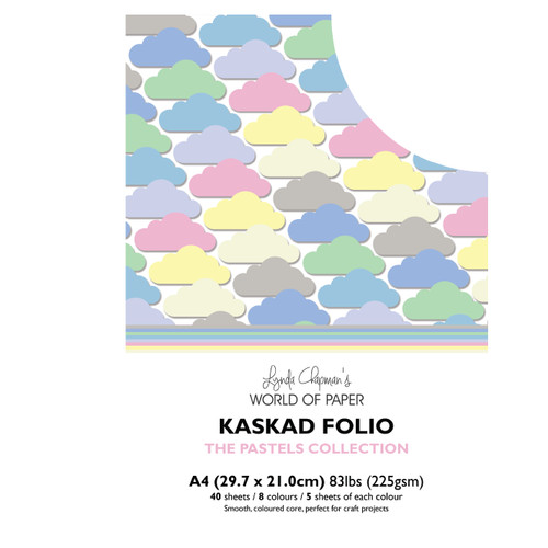 Kaskad – Pastels Collection A4 225gsm Coloured Core Card