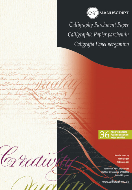 Calligraphy Parchment Paper  36 sheets