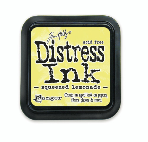 Tim Holtz Distress Ink Pad - Squeezed Lemonade Tim Holtz Distress Ink Pad - Squeezed Lemonade