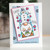 Woodware Clear Singles Snow Gnome 4 in x 6 in Stamp