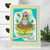 Woodware Clear Singles - Sunflower Gnome 4 in x 6 in Stamp