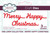 One-liner Collection Merry Happy Christmas Craft Die