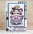 Clear Singles Santa Cup 4 in x 6 in Stamp by Francoise Read