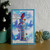 Tall Snowman 8 in x 2.6 in Stamp