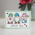 Woodware Clear Singles Curly Greetings Stamps