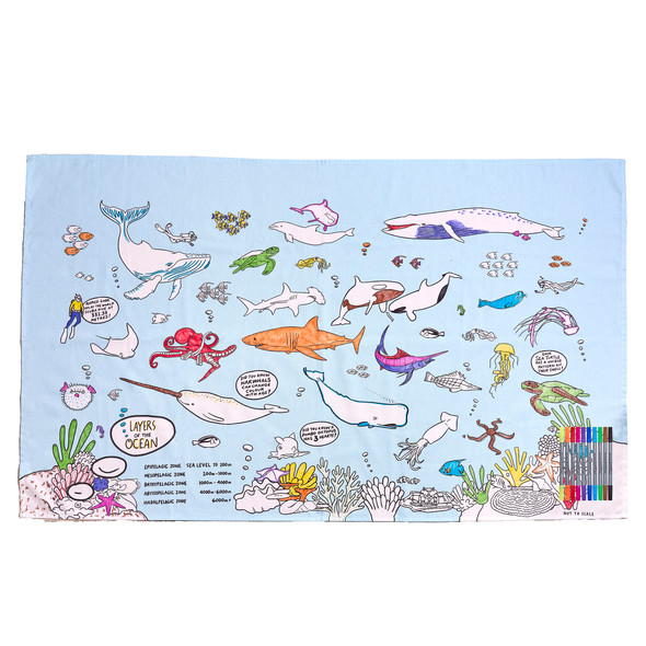 Colour-in Table Cloth