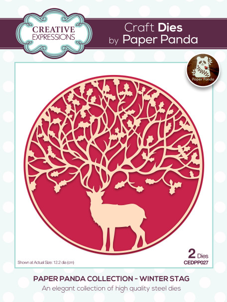 Paper Panda Winter Stag Craft Die