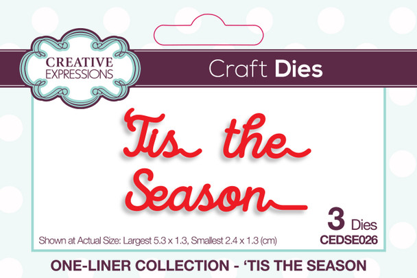 One-liner Collection ‘Tis the Season Craft Die