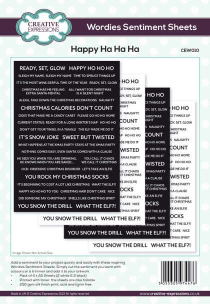 Wordies Sentiment Sheets - Happy Ha Ha Ha Wordies Sentiment Sheets - Happy Ha Ha Ha
