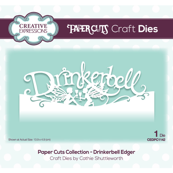 Drinkerbell Craft Edger Die by Paper Cuts