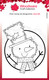 Woodware Clear Singles Festive Fuzzies – Mini Snowman 3.8 in x 2.6 in Stamp