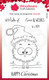 Woodware Clear Singles Festive Fuzzies – Robin 4 in x 6 in Stamp