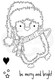 Woodware Clear Singles Festive Fuzzies – Penguin 4 in x 6 in Stamp