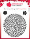 Woodware Stitched Circle 4 in x 4 in Stamp
