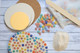Mosaic Coaster Kit- Round- Rainbow