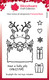 Clear Singles Festive Rudolph 4 in x 6 in Stamp by Francoise Read