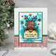 Clear Singles Festive Rudolph 4 in x 6 in Stamp by Francoise Read