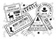 Clear Singles Christmas Post Background 3 in x 4 in Stamp by Francoise Read