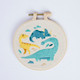 Simply Make Embroidery By Numbers Dinosaurs Craft Kit