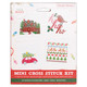 Simply Make Cross Stitch Kit Home For Christmas 4 Pack