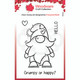 Woodware Clear Singles Gnome Stamp