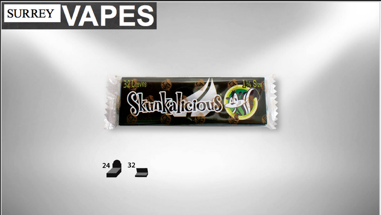 Skunk Brand Rolling Papers 1 1/4 32 leaves - Flavoured