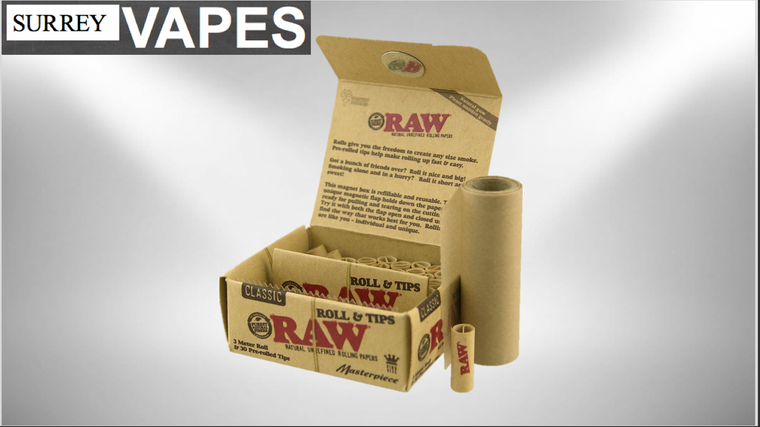 Raw Masterpiece 3M Roll & Tips