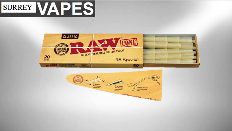 Raw Cones 20 Pack