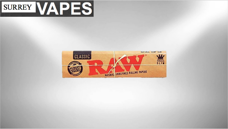 Raw Classic Natural Unrefined Hemp Rolling Papers King Size