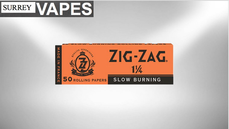 Zig Zag Slow Burning 1 1/4 - 50 Leaves