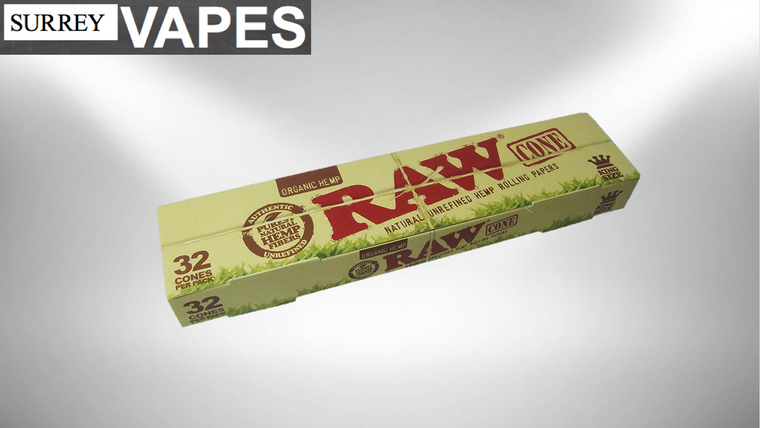 Raw Cones 32/Pack King Size