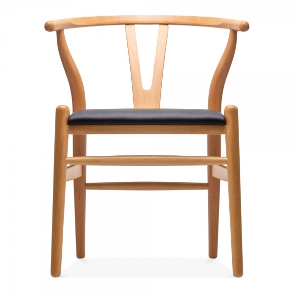 Wishbone Chair Leather Seat Pad Star Design UK