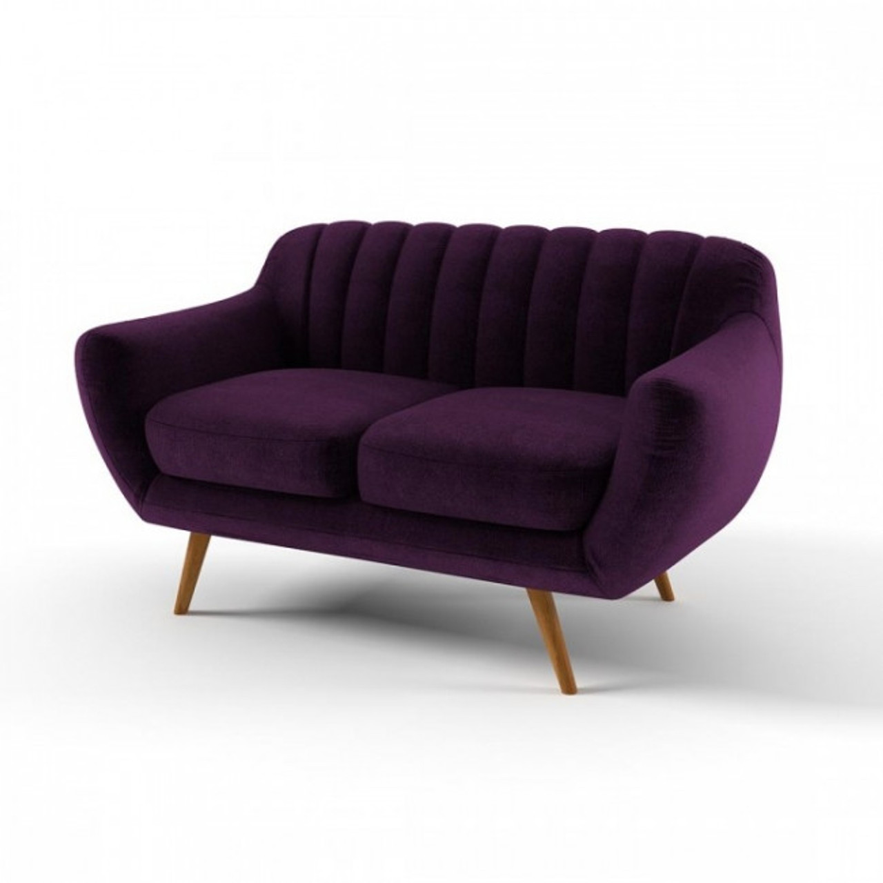 Islington 2 Seater Sofa Fabric Sixties Style Star Design UK