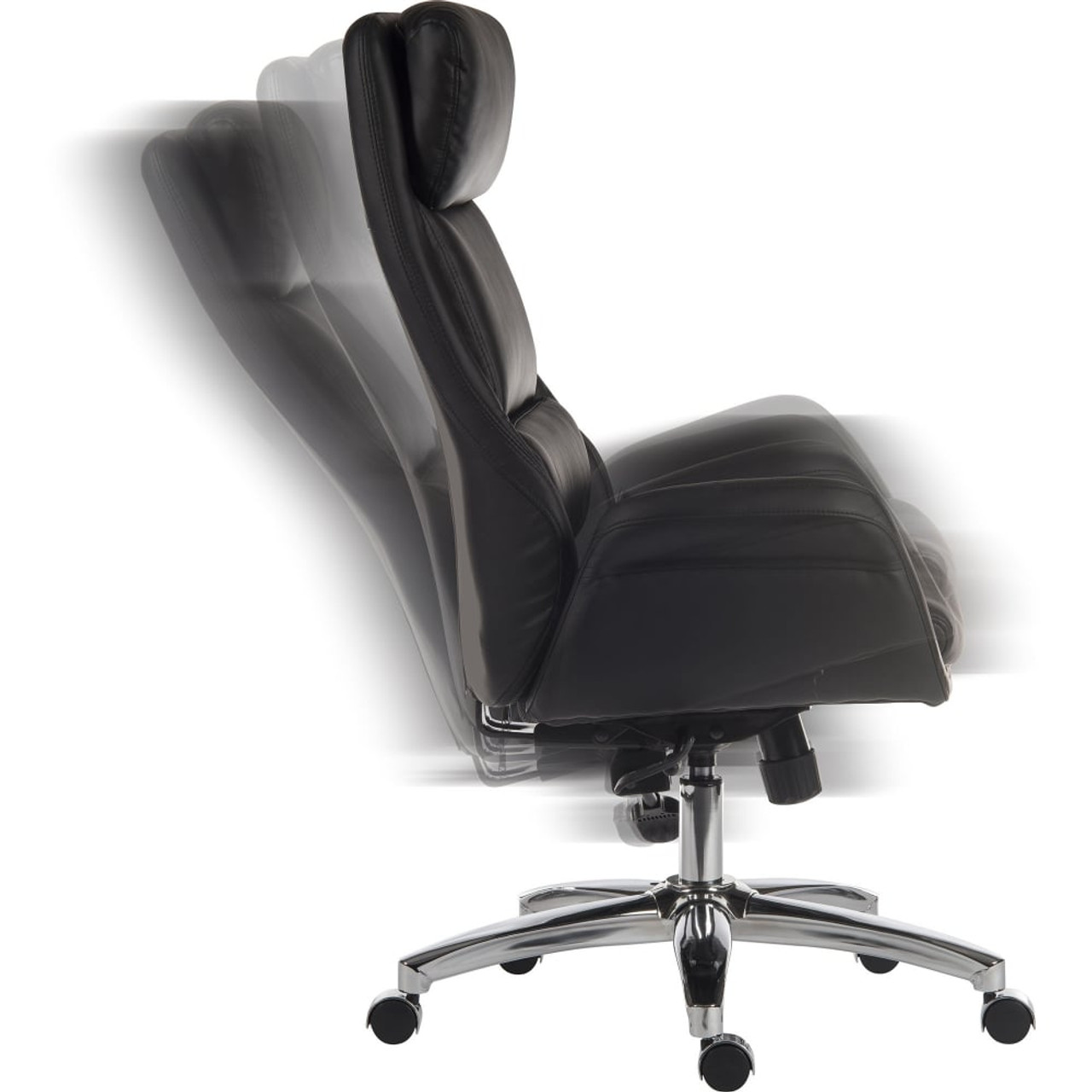 ambassador executive reclining office chair with padded headrest