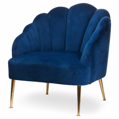 Azure Velvet Armchair Lounge