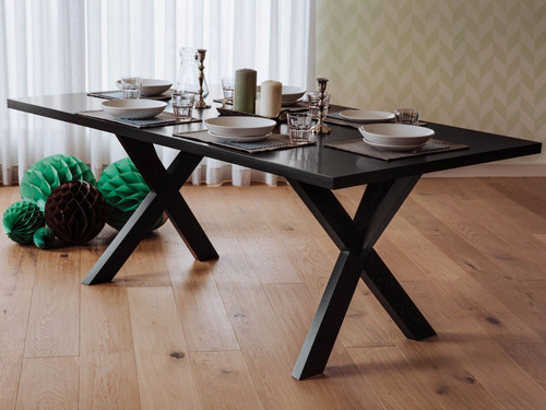 Black Scandinavian Style Dining table 180 cm