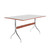 Jeorge Nelson Style Swag Leg Rectangle Work Table