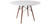 Eames Style Eiffel Dining Table 120cm