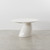 Parabel Round Dining Table White High Gloss 