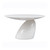 Parabel Round Dining Table White High Gloss 