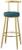 Luxury Diva Classic Bar Stool Golden Brass Metal