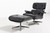 All Black Eames Lounge Chair & Ottoman