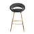 Hatcher Scooped Back Bar Stool