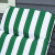 Set of 2 Folding Sun Chairs Green & White