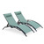 Set of 2 outdoour sun loungers