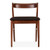 Scandinavian Kennedy Style Dining Chair Walnut Finish