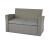 Set of 4 Outdoor Sofa Rattan Garden with Coffee Table