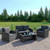 Rattan Garden Sofa Furniture Set in Various Colours