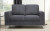 Brittany 2 Seater Sofa Dark Grey Plush Fabric