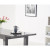 Chateau Glossy Extending Dining Table 160-220cm Dark Grey